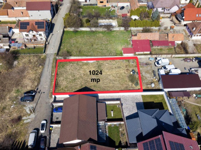 Teren intravilan in Selimbar, Sibiu | 1.024 mp | Deschidere 22 m