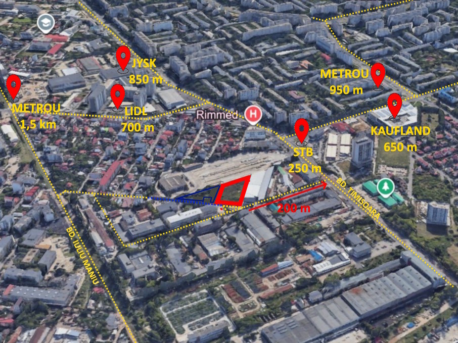 Bd. Timisoara, CUT = 3, P+14 - 12 minute Metrou Valea Ialomitei