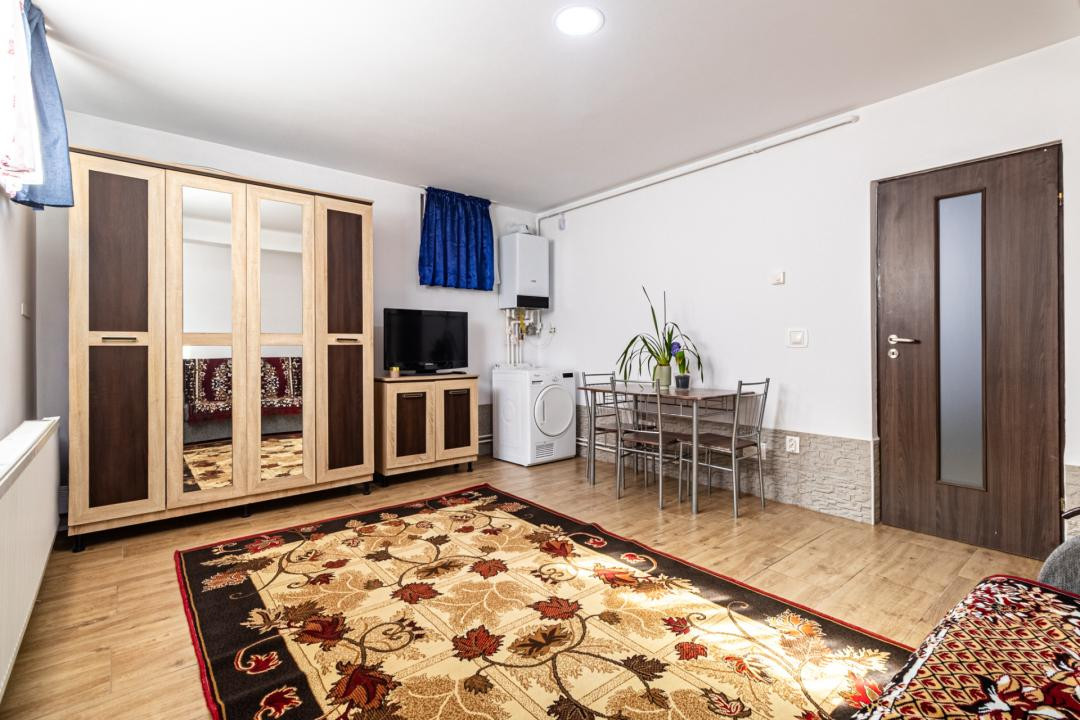 Vânzare garsonieră mobilată și utilată, construcție 2018 – zona Tractorul