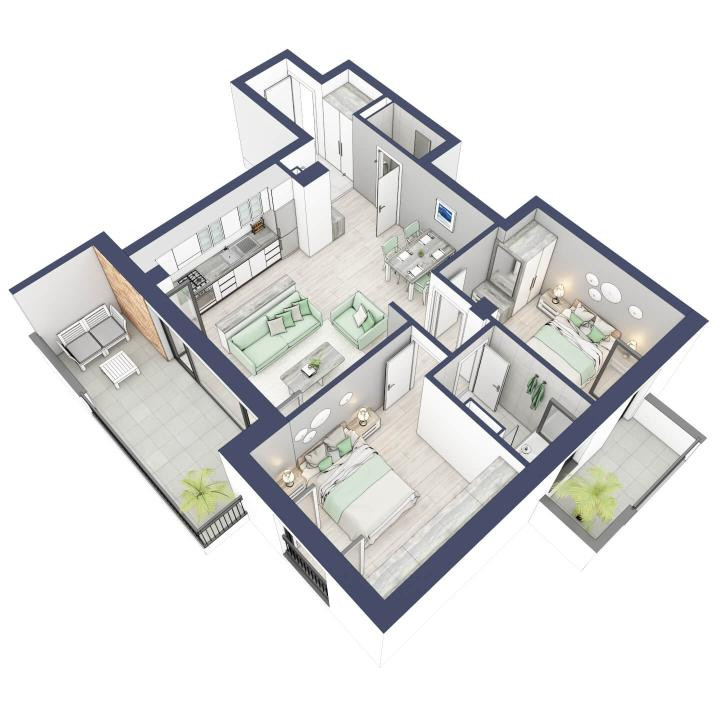 Apartament 3 camere, etaj 1, intabulare vara 2026