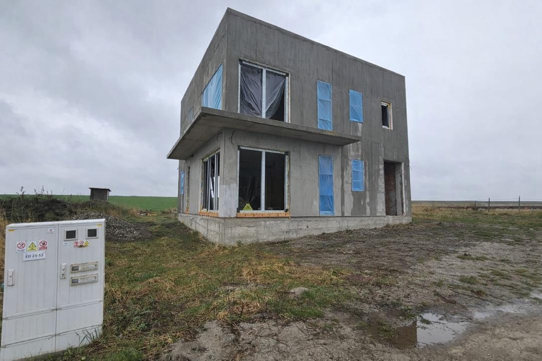 Casă individuală modernă P+1 | 120 mp utili | Teren 486 mp | Șura Mică