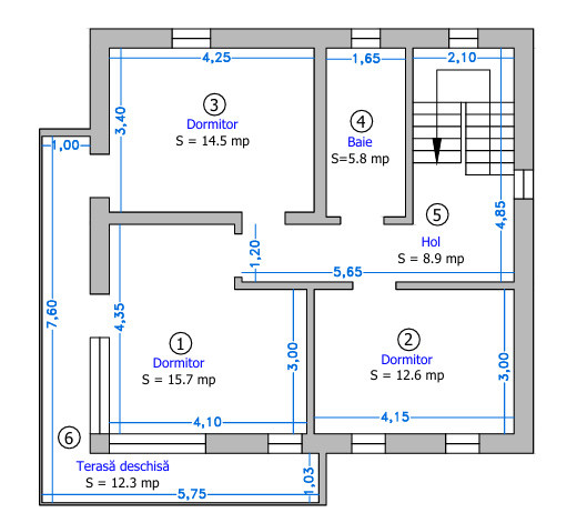 Casă individuală modernă P+1 | 120 mp utili | Teren 486 mp | Șura Mică