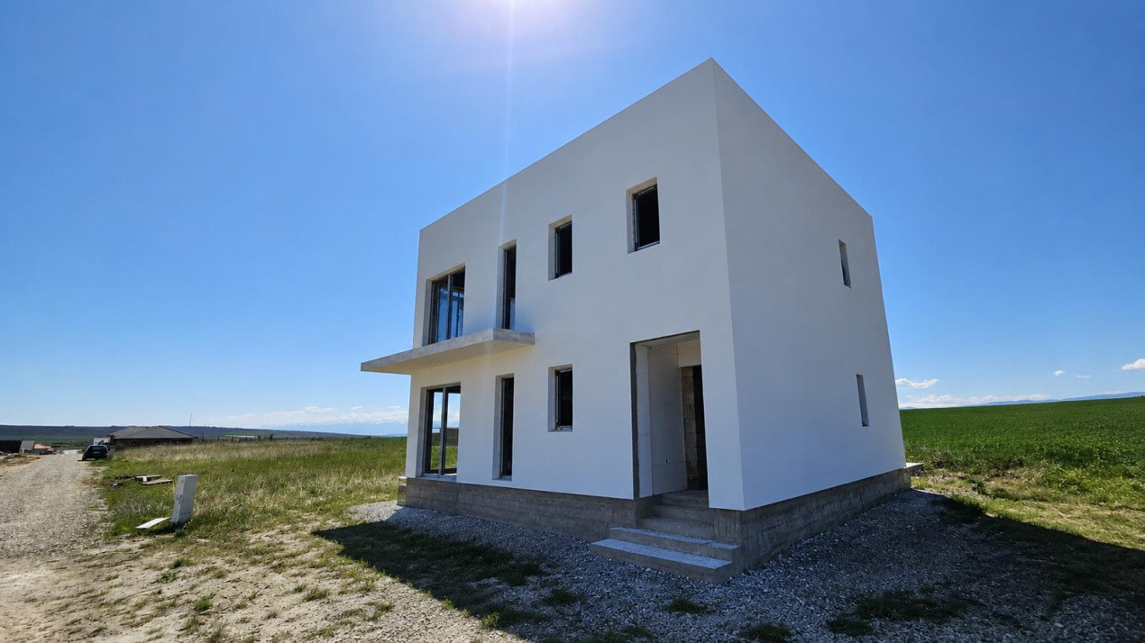 Casă individuală modernă P+1 | 120 mp utili | Teren 486 mp | Șura Mică