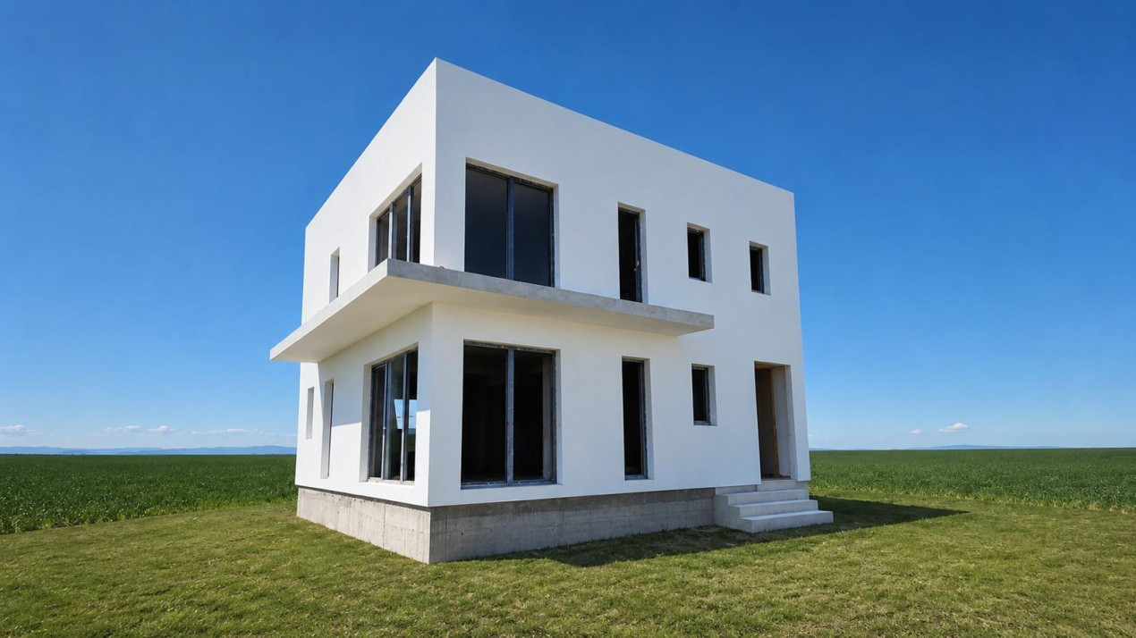Casă individuală modernă P+1 | 120 mp utili | Teren 486 mp | Șura Mică