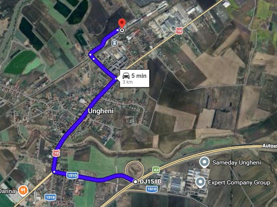 Spatii - logistic sau productie - UNGHENI - acces TIR - de la 409 mp la 2112 mp!