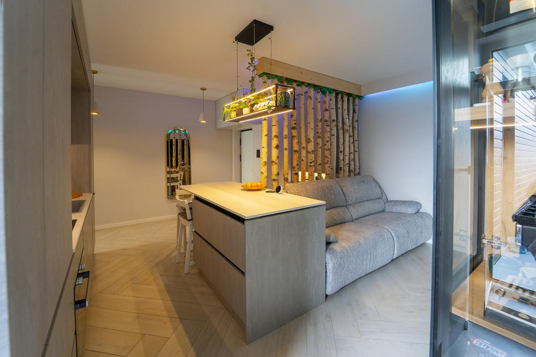 Penthouse smart în Sibiu - etaj retras, terasă generoasă