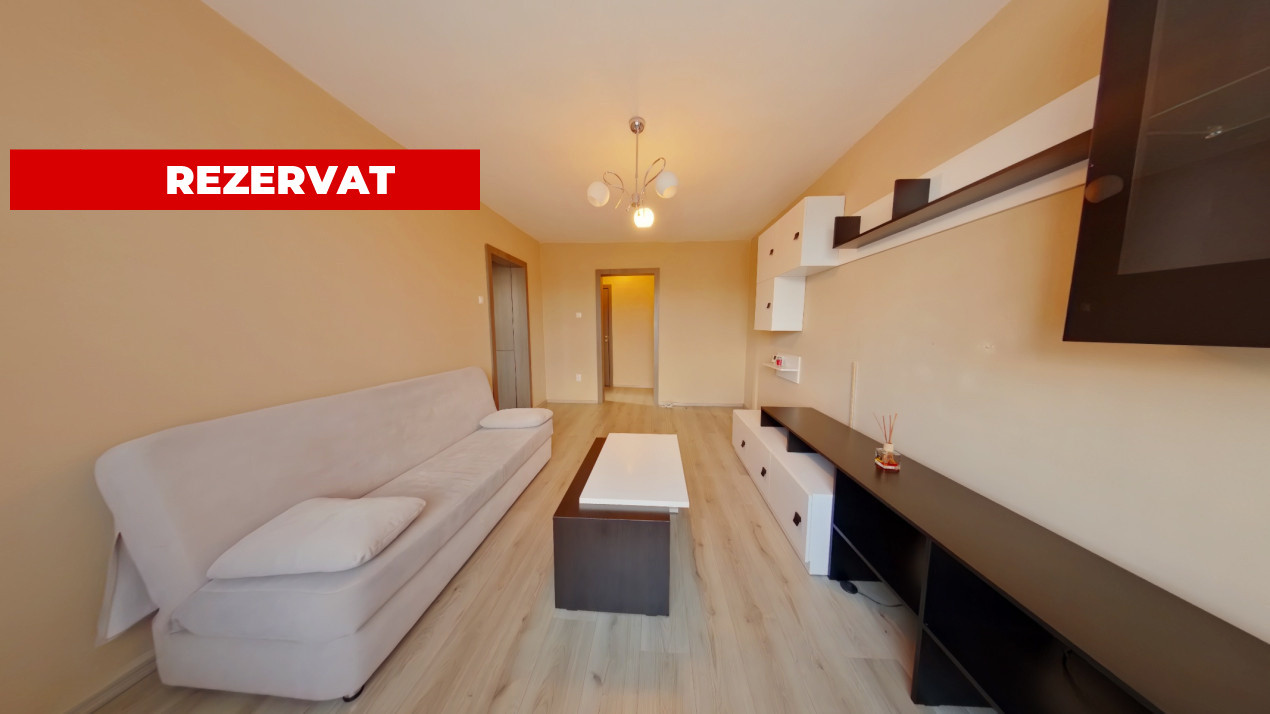 REZERVAT- Închiriere apartament 2 camere mobilat și utilat, strada Brândușelor