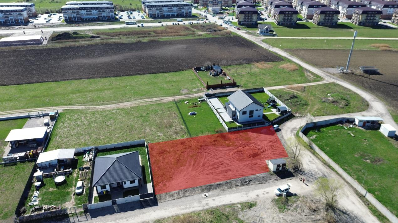 Teren intravilan construibil, utilități complete Str. Cetății - Comision 0