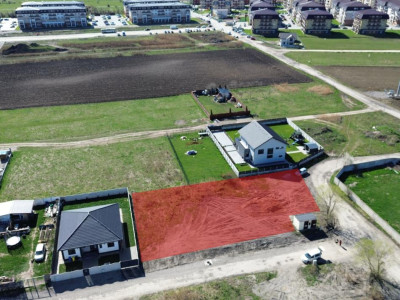 Teren intravilan construibil, utilități complete Str. Cetății - Comision 0