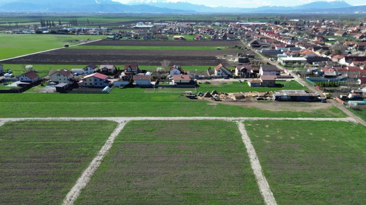 Teren de 502 mp în Hălchiu - utilități - Comision 0%