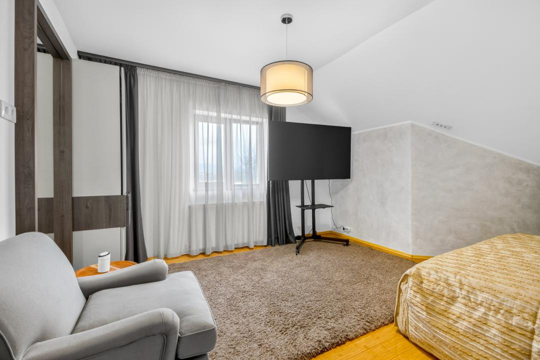 Închiriere casa modernă cu 4 dormitoare, teren 1300 mp - zona Stupini, Brasov