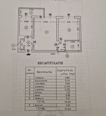 2 camere langa Parcul IOR | Etaj 1 | Renovabil complet