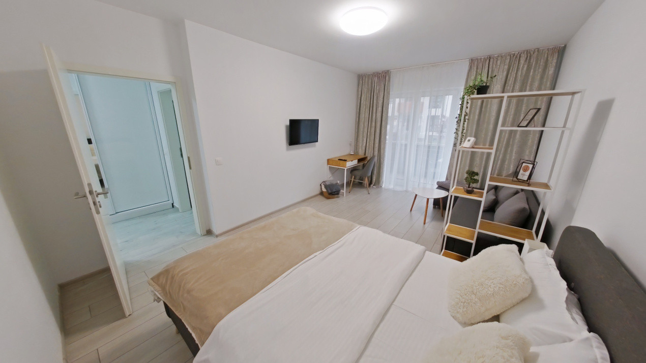 Garsonieră moderna, 39 mp + terasă, parcare inclusă – Avantgarden, comision 0%!