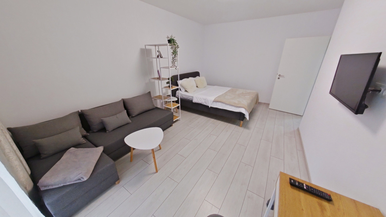 Garsonieră moderna, 39 mp + terasă, parcare inclusă – Avantgarden, comision 0%!