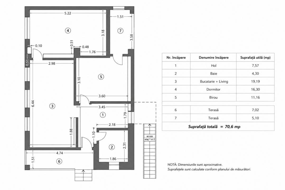 Apartament 3 Camere + Grădină 50 mp | Păcurari – Rediu | Mutare Imediată