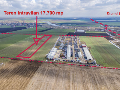 Teren intravilan Belciugatele*300 m de DN*Linie de tensiune medie*Plata in rate