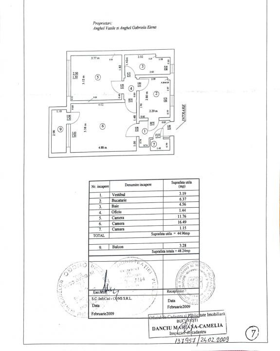 2 Camere*Calea Grivitei 148*Et5/7*Vedere libera*Credit ipotecar*Ideal investitie