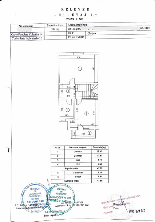 Casa P+1+pod*Teren 110 mp*Str Luceafarului*Chiajna
