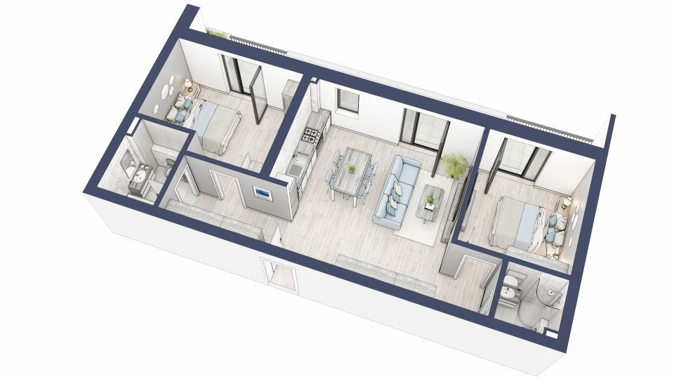 Apartament 3 camere - Decomadat - Zona Vest