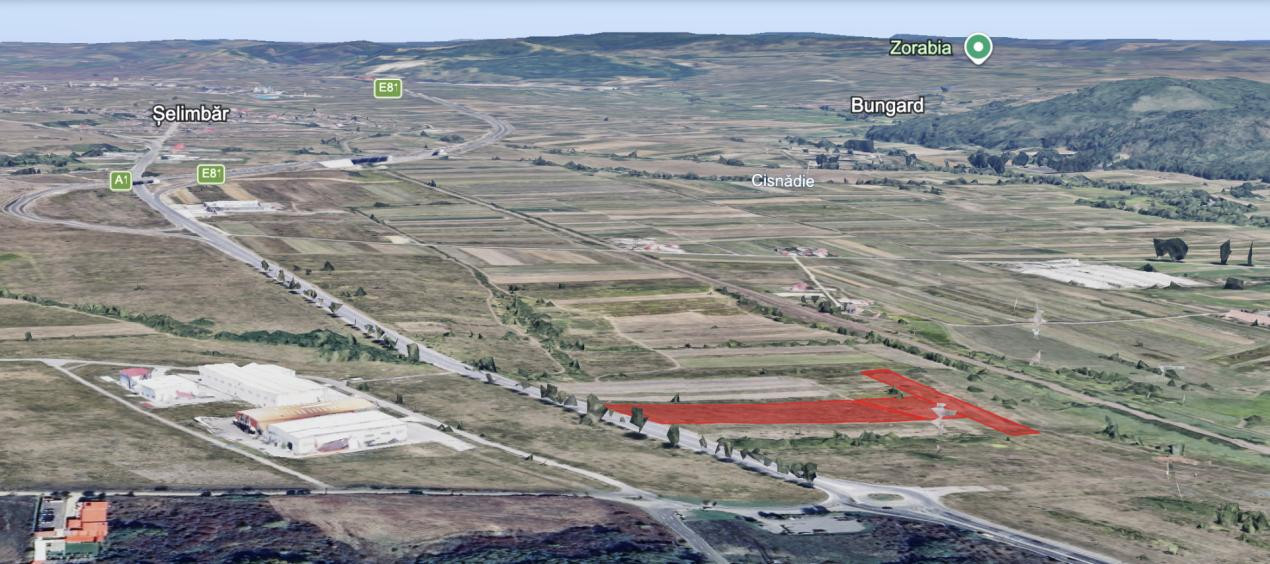 De Vanzare Terenuri 16.232 mp - Zona industriala Selimbar