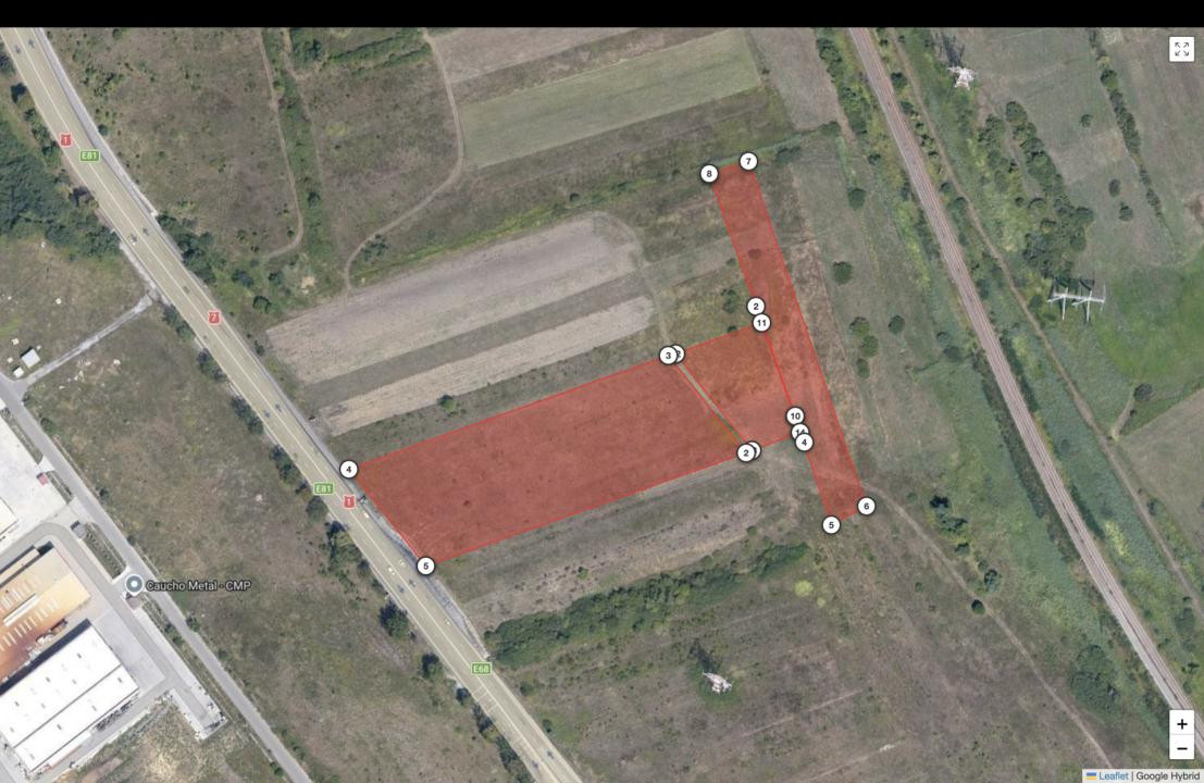 De Vanzare Terenuri 16.232 mp - Zona industriala Selimbar