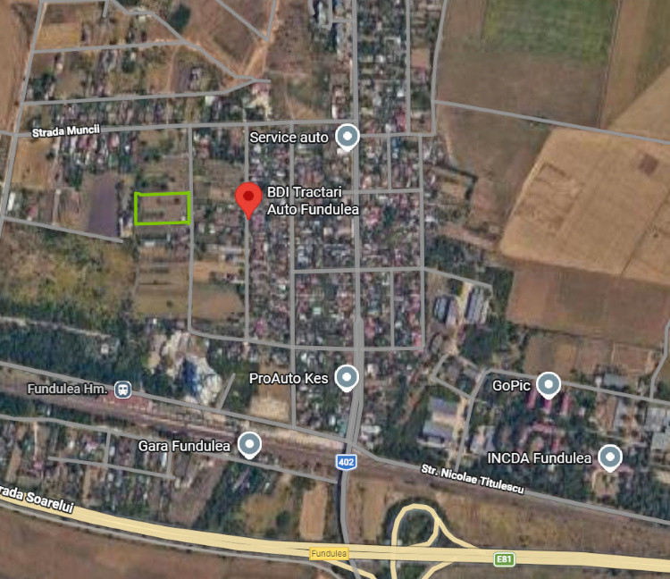 Intravilan, 7305 mp, 66 ml deschidere, utilitati, pentru proiecte rezidentiale 