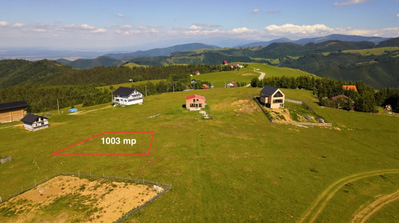     Teren 1003 mp în Păltiniș | Priveliște panoramică către munți