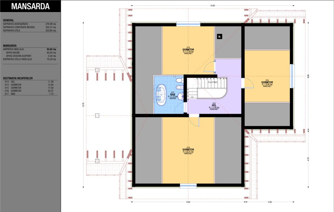 Casa unifamilială mare 5 cam, garaj, curte. Întabulată. Fughiu Oradea