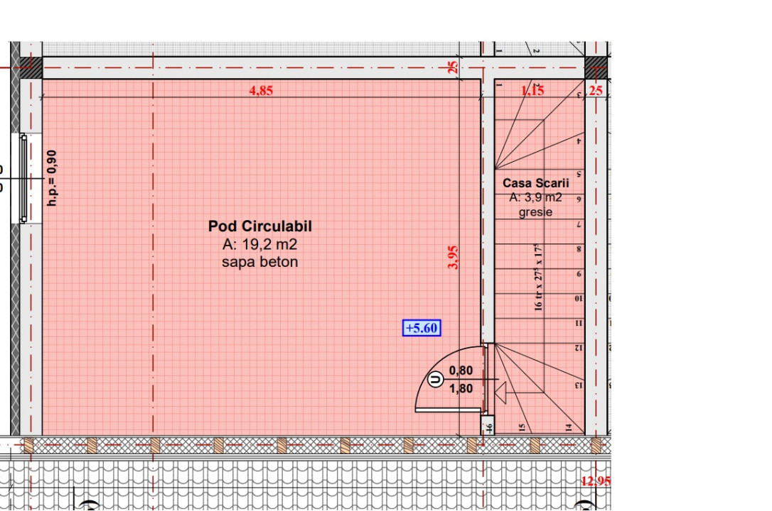 Cvadruplex Calea Cisnadiei - 5 Camere - 2 bai