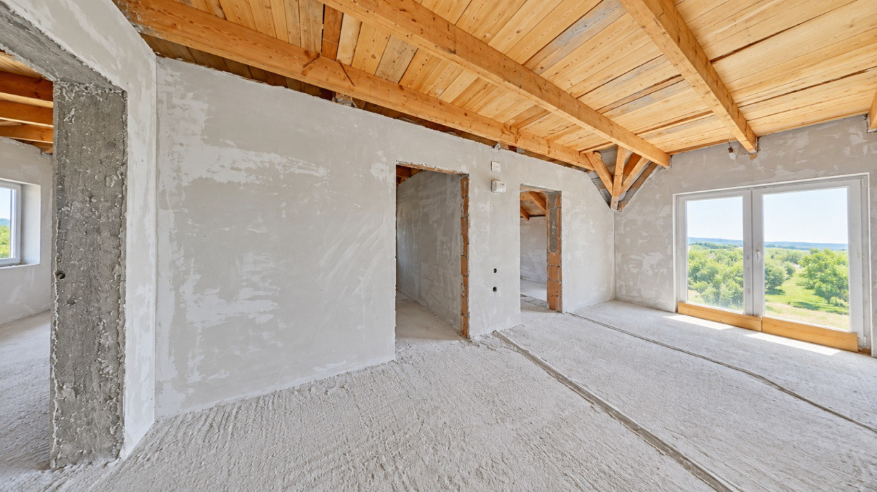 Casa cu 7 camere, 224 mp utili, teren 700 mp | Feldioara 