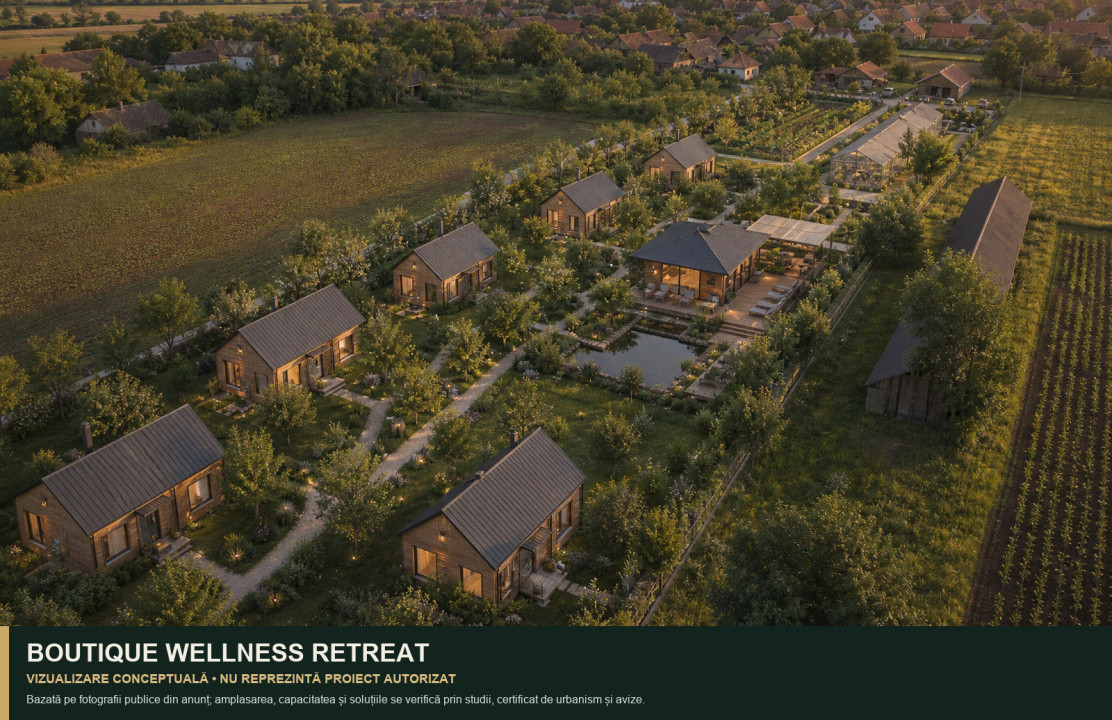 Teren intravilan 7.979 mp | ideal glamping, pensiune sau investiție | Mureș