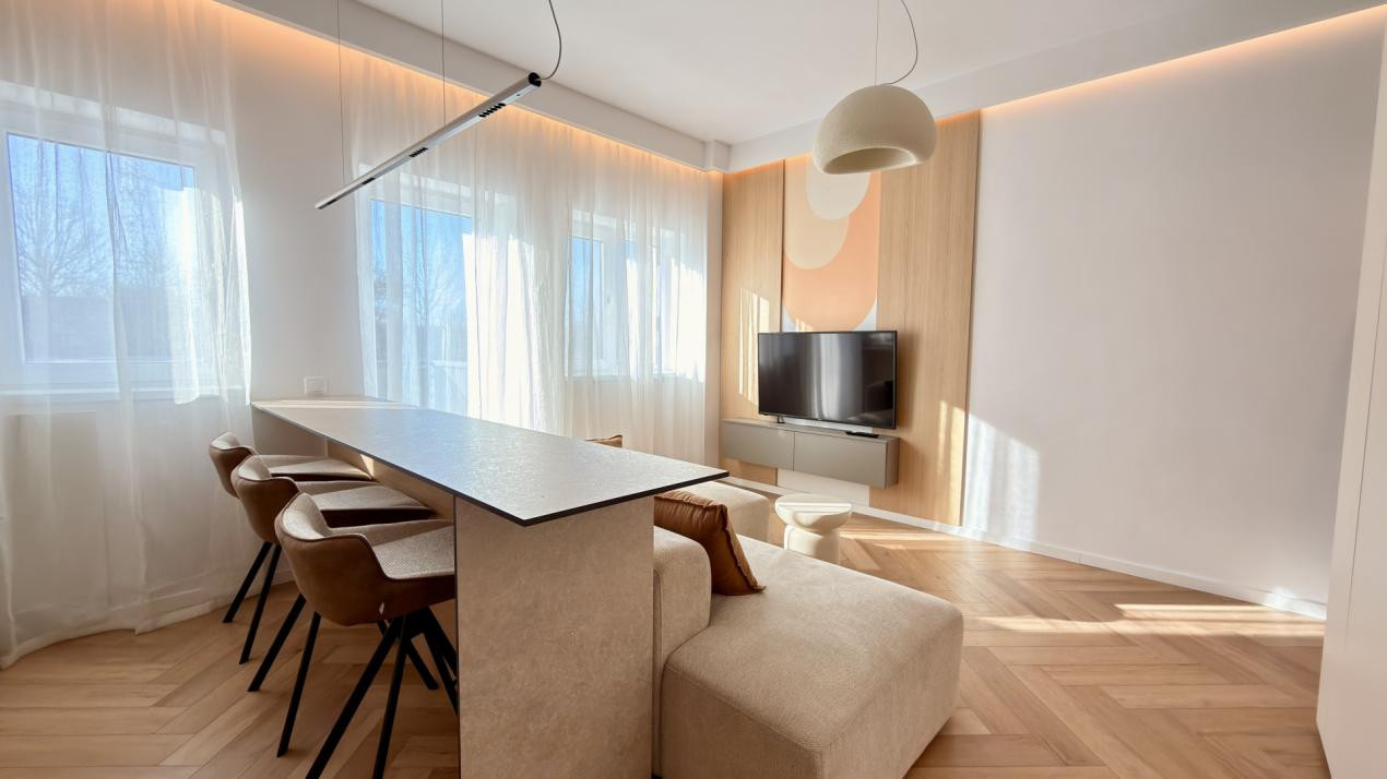 Apartament modern cu design deosebit | Luminos | Complet utilat