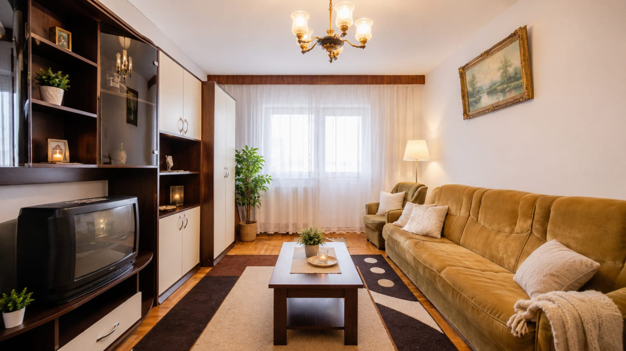 Apartament 3 camere decomandat | 65 mp utili + balcon