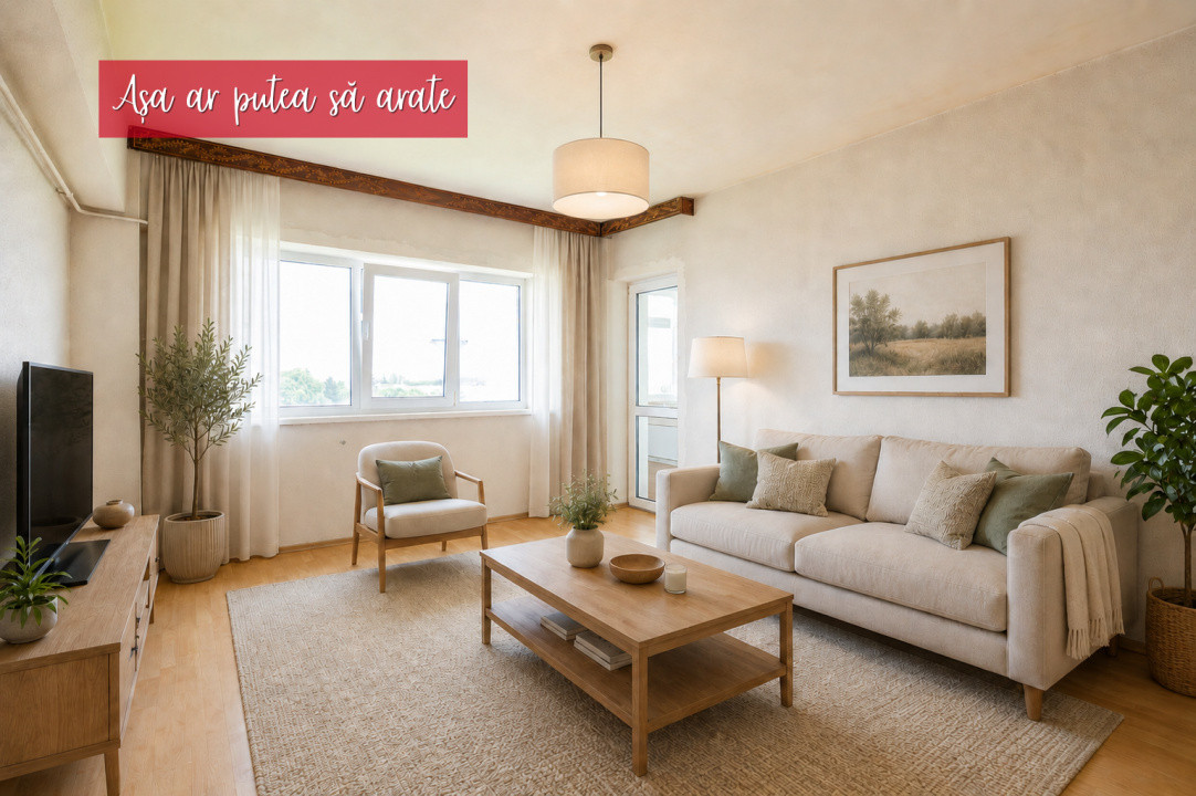 Apartament 3 camere bloc vila, Noua