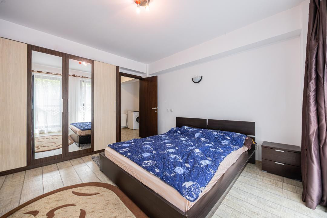 Apartament 2 camere+dressing |Mobilat și utilat |Grădină 29mp |Parcare + Boxă | 
