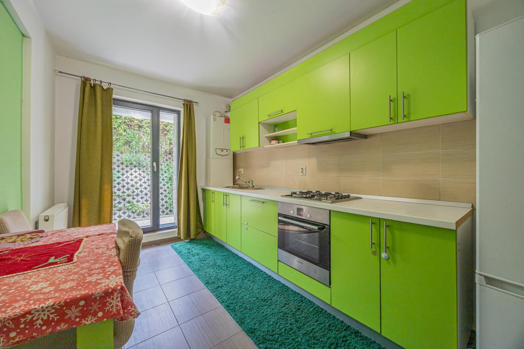 Apartament 2 camere+dressing |Mobilat și utilat |Grădină 29mp |Parcare + Boxă | 