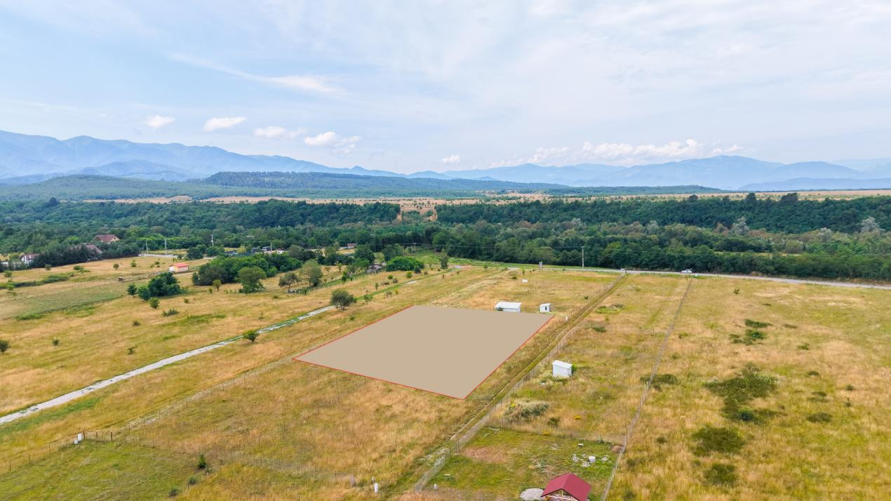 Teren cu priveliște spectaculoasă spre Munții Făgăraș-  Valea Avrigului