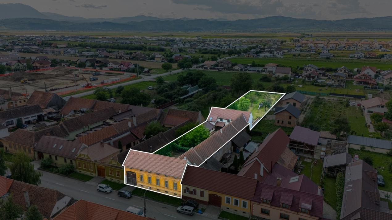 Casa saseasca, 2500 mp teren, 2 fronturi stradale – Cristian – 0% comision