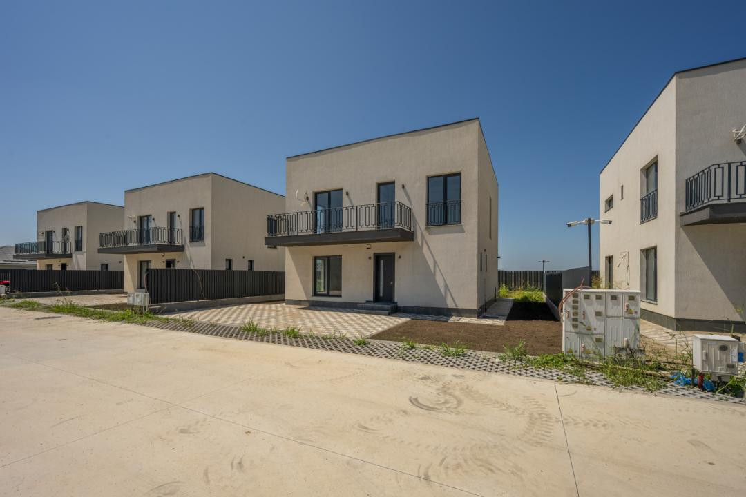 Vile moderne de vânzare în Tunari - 210 mp - Curte proprie -Terasă -0%COMISION 