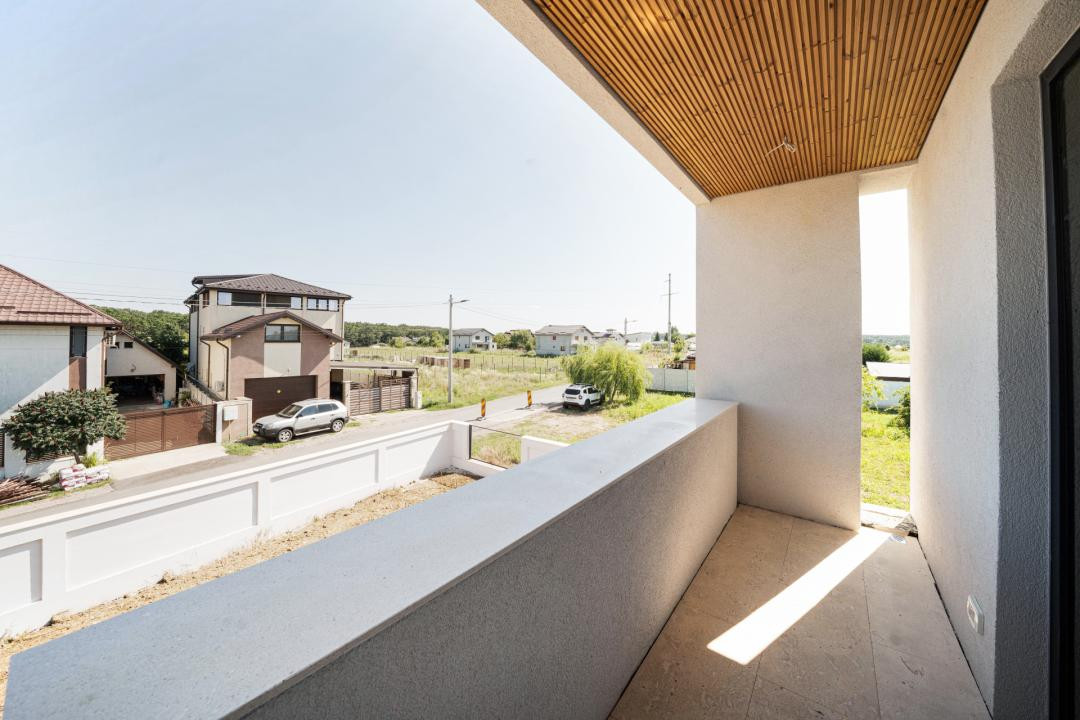 CASA NOUA, BRANESTI, LANGA PADUREA CERNICA | 4 DORMITOARE | 174 MP UTILI | TERAS