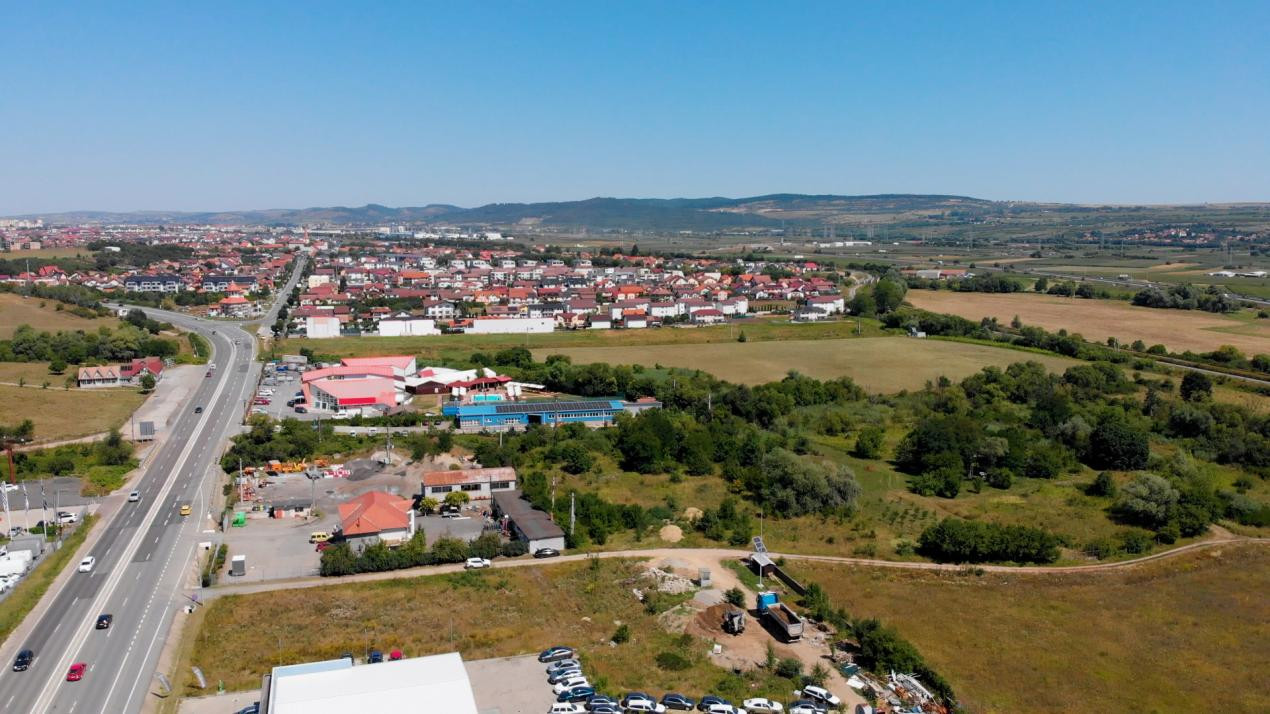 Teren cu PUD aprobat pentru hale industriale | 5.658 mp | Șelimbăr – Sibiu