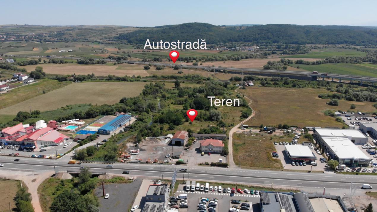 Teren cu PUD aprobat pentru hale industriale | 5.658 mp | Șelimbăr – Sibiu