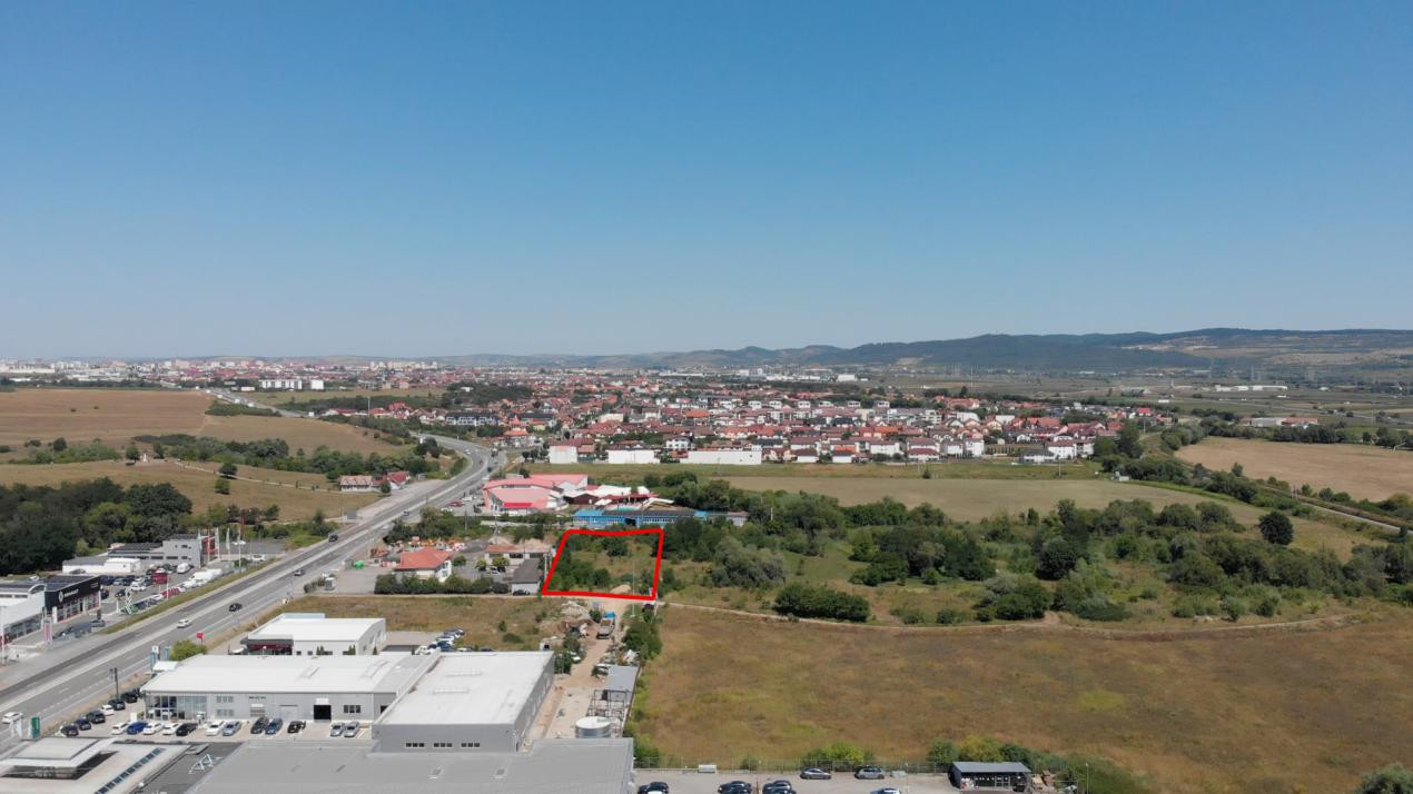 Teren cu PUD aprobat pentru hale industriale | 5.658 mp | Șelimbăr – Sibiu