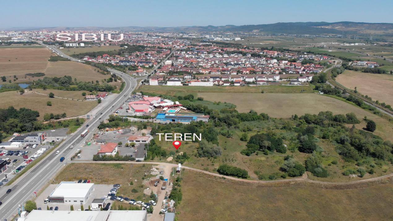 Teren cu PUD aprobat pentru hale industriale | 5.658 mp | Șelimbăr – Sibiu