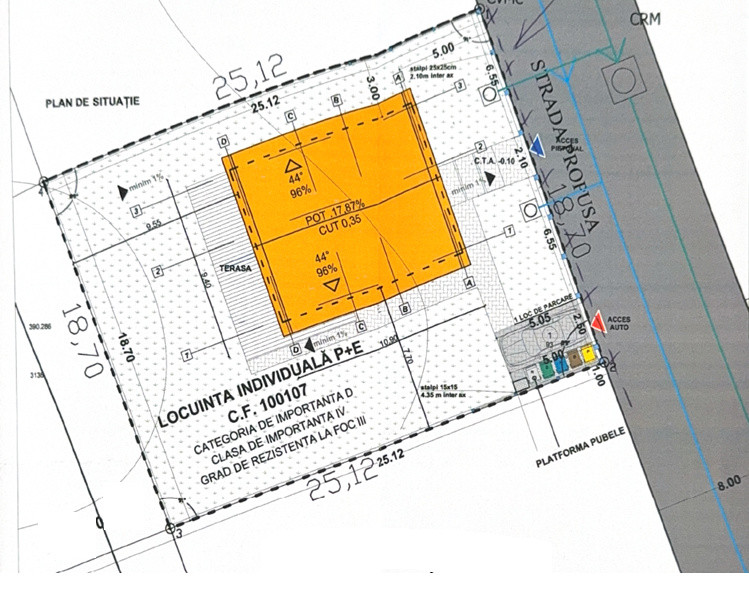 Vânzare urgentă: teren 470 mp și locuință P+E în construcție | Tălmaciu