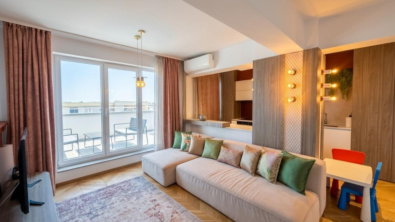 Penthouse pe două niveluri | 119 mp utili + terasă 35 mp | Maurer Residence