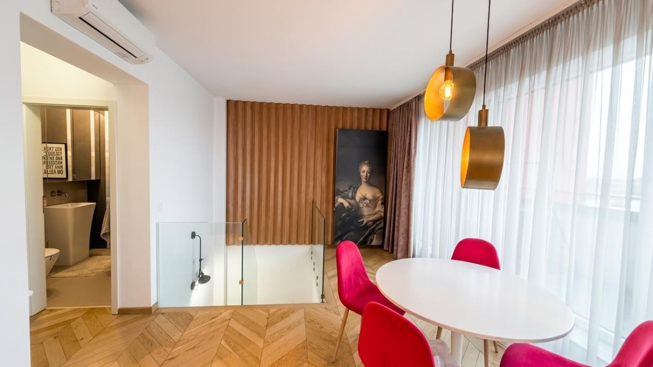 Penthouse pe două niveluri | 119 mp utili + terasă 35 mp | Maurer Residence