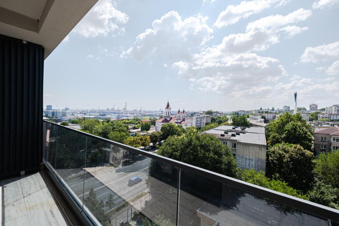 Apartament 2 camere | Bloc nou | Terasă 12,4 mp | Vedere Port și Far