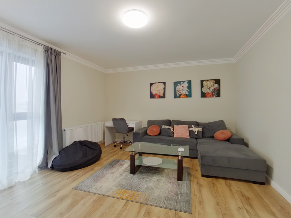 Apartament cu 2 camere, modern și complet mobilat, în zona Tractorul.