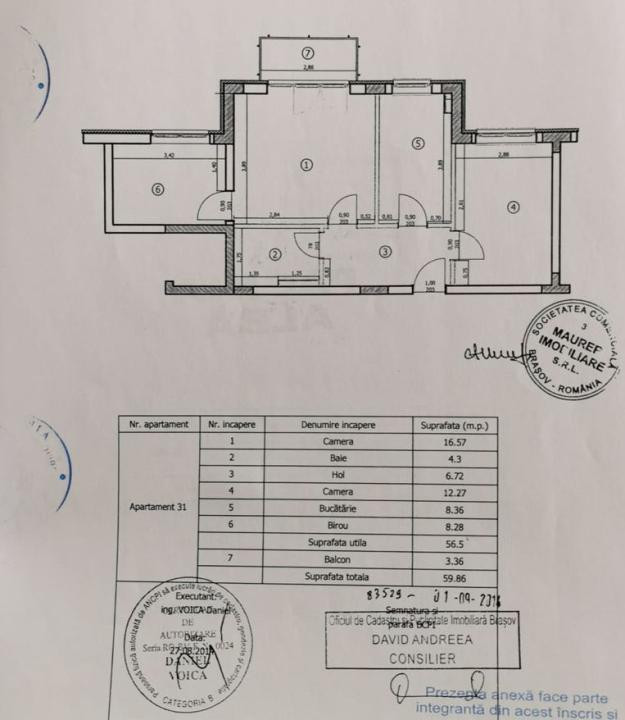 Apartament 3 camere, boxa si parcare – Avantgarden Bartolomeu